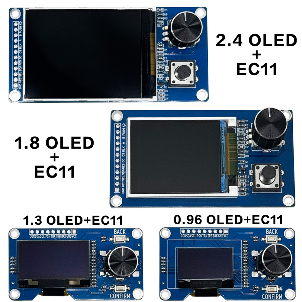 Oled Display 0.96 - TFT OLED Module EC11 with Rotary