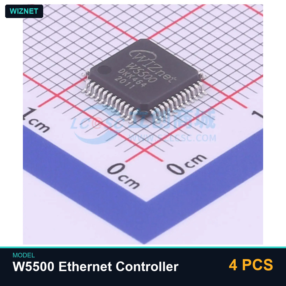 Ethernet W5500 - 4 PCS WIZNET W5500 Ethernet Controller
