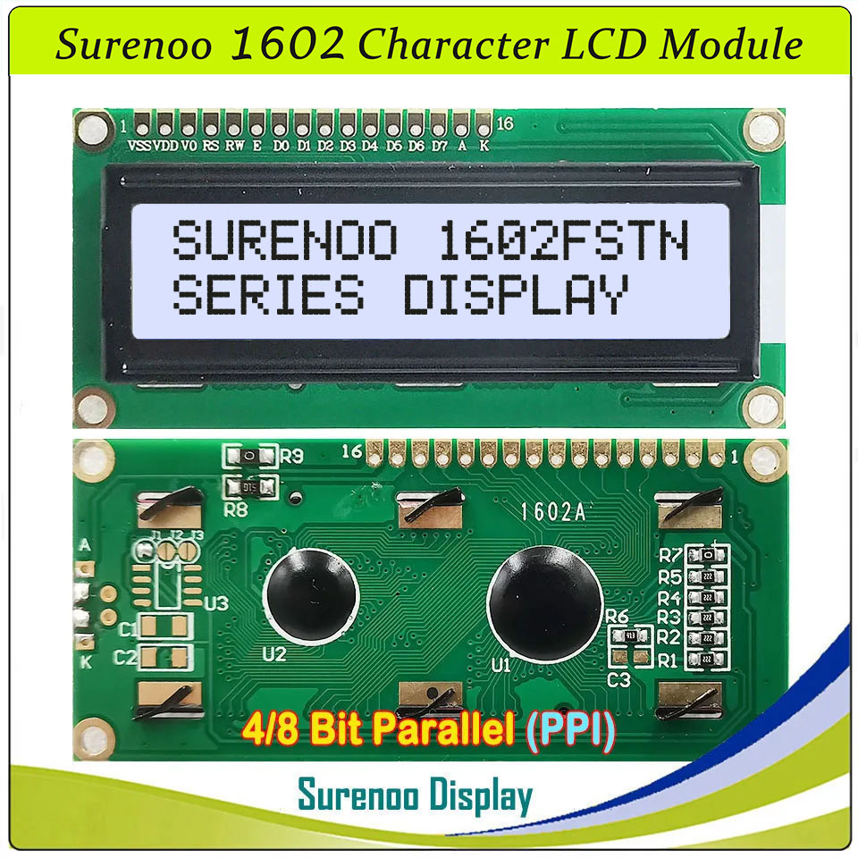 Surenoo 1602 16X2 162 5V 4-Bit - Lcd 1602 review and price