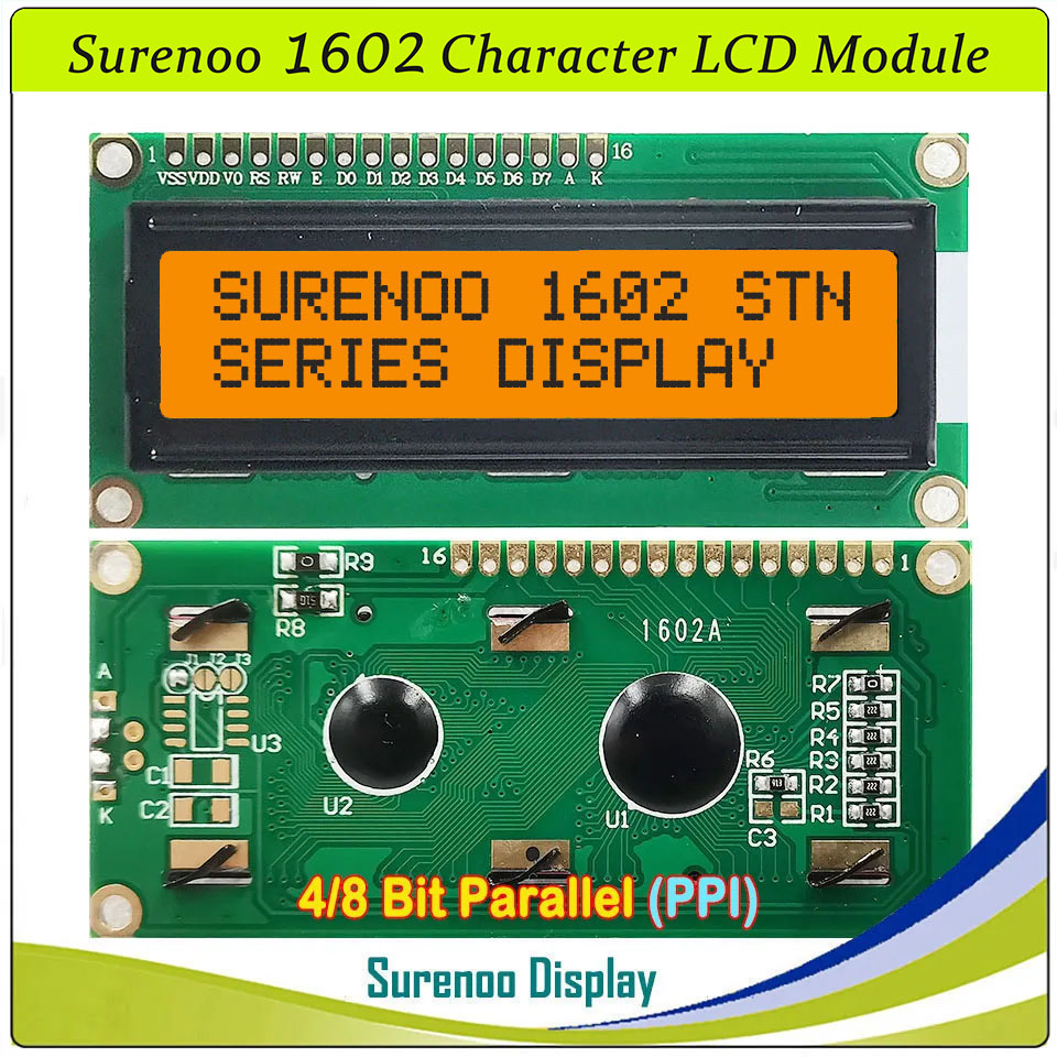 Surenoo 1602 16X2 162 5V 4-Bit - Lcd 1602 review and price
