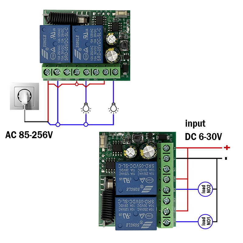 DC 9V 12V 24V AC 85-250V 2CH R - Joystick Module review and price