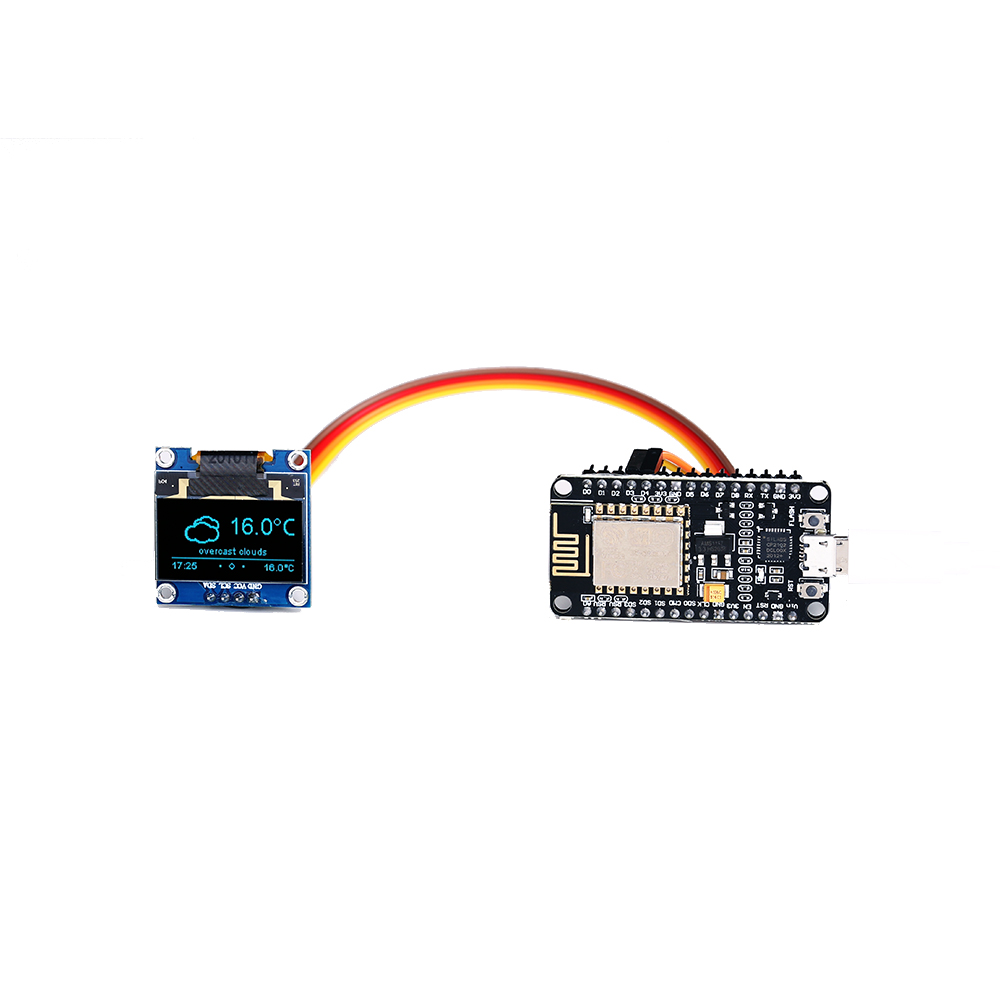 ESP8266 Weather Station  DIY K - Oled Display 0.96 review and price