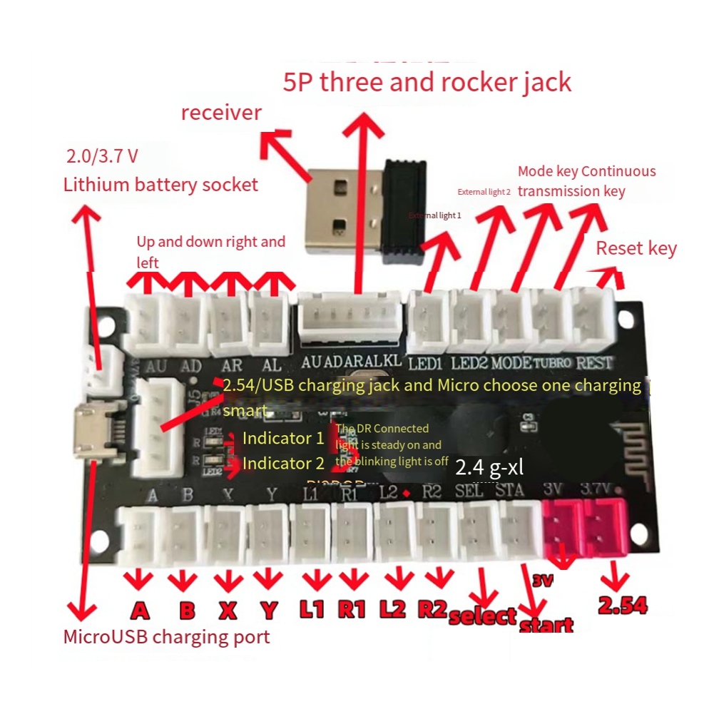L77A 2.4G Wireless Zero Delay  - Joystick Module review and price