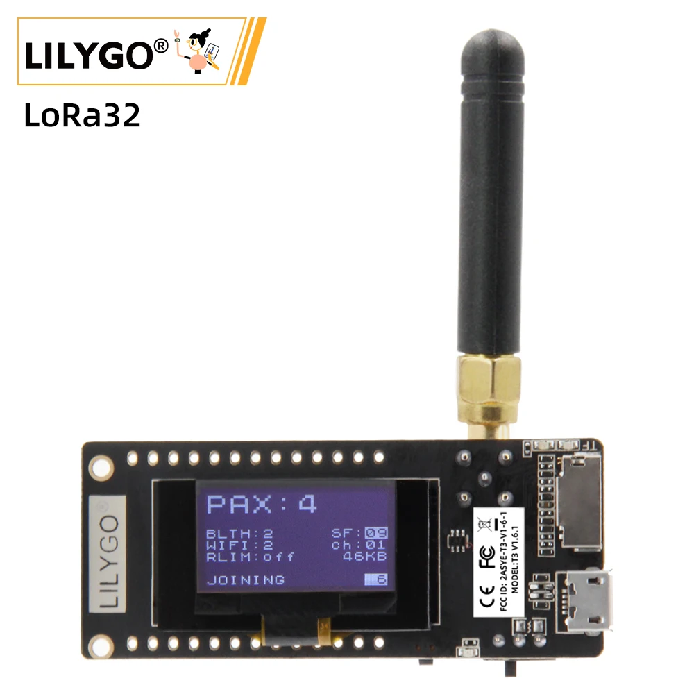 LILYGO® TTGO LoRa32 V2.1_1.6 V - Oled Display 0.96 review and price