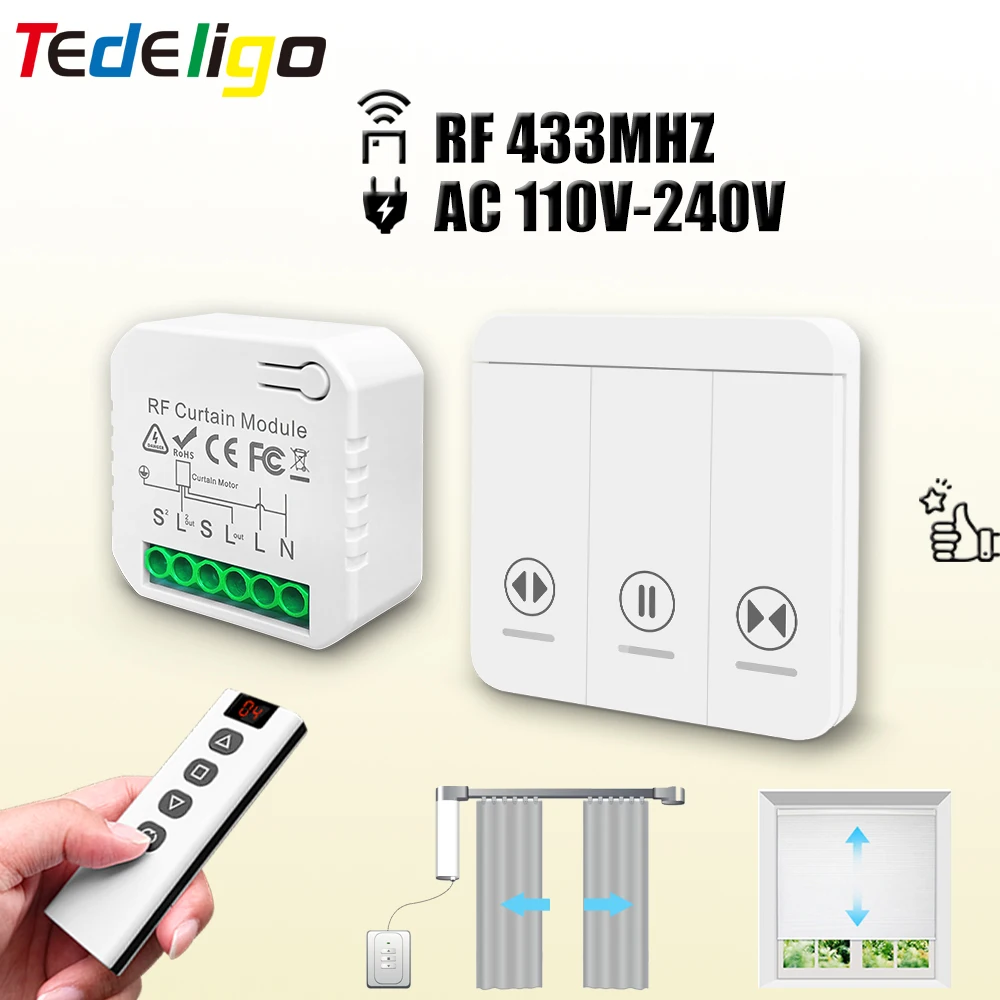 433 MHz RF Curtain Switch Modu - Joystick Module review and price