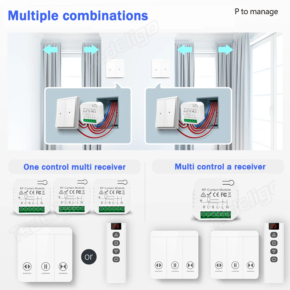 433 MHz RF Curtain Switch Modu - Joystick Module review and price