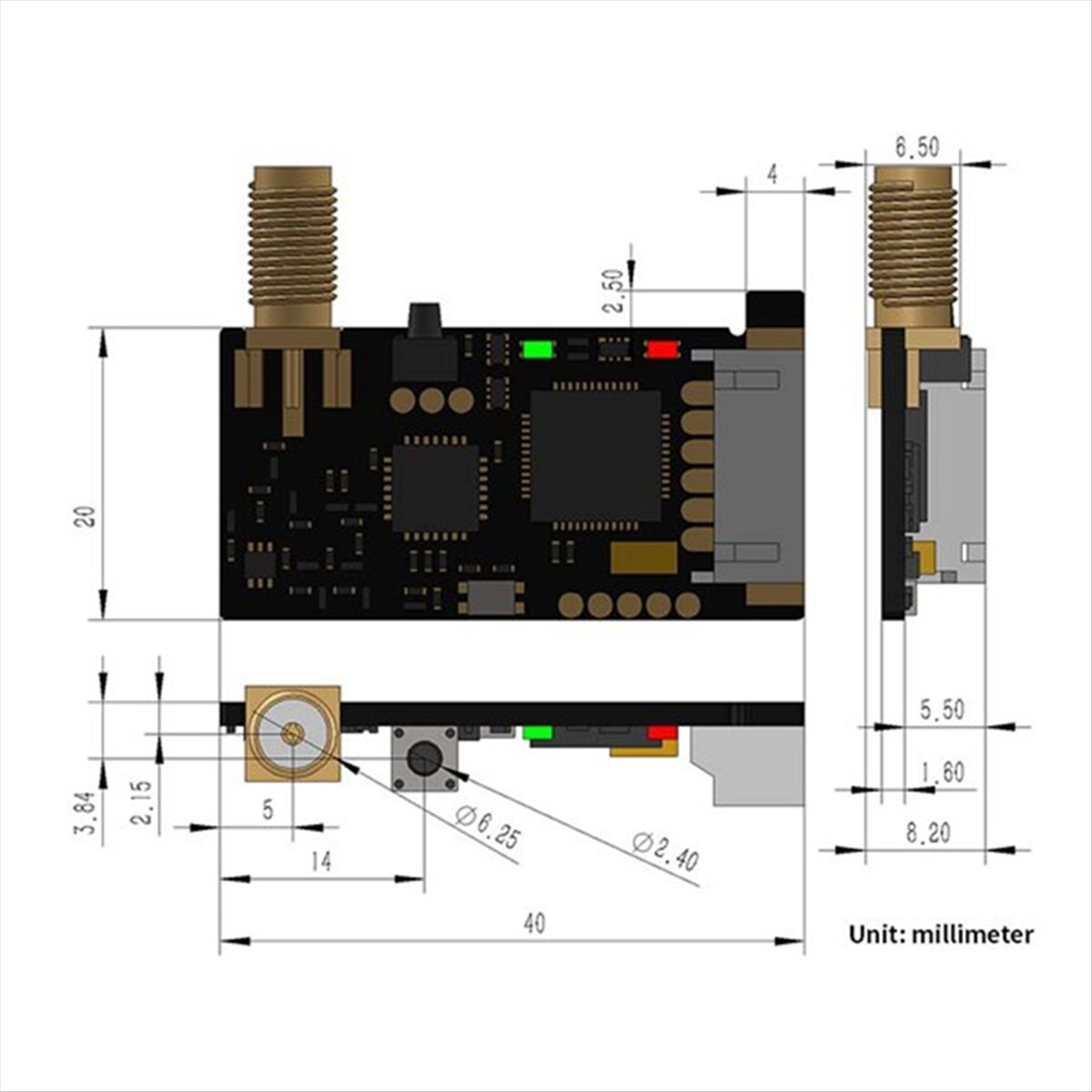 ☶❈＊♥AC1575-2Pcs SX1278 433M Lo - Lora Sx1278 review and price