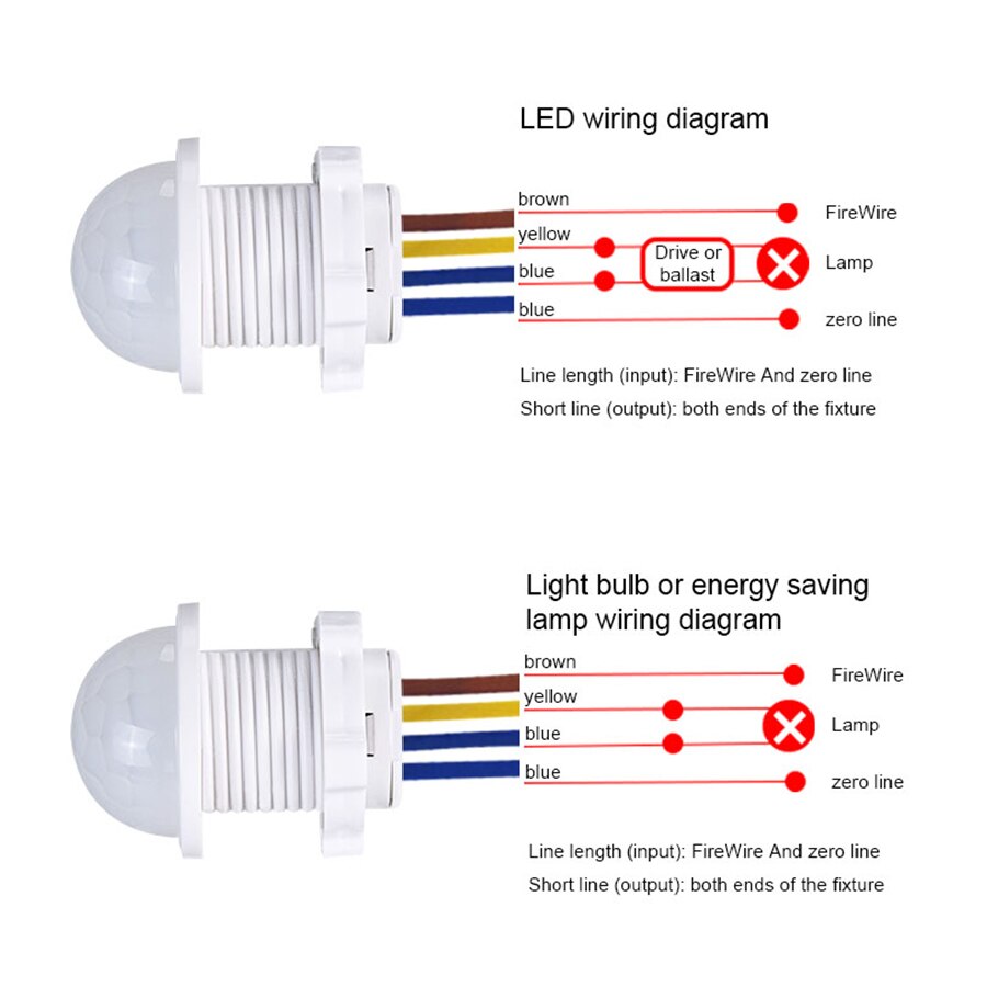 2PCS Smart PIR Sensor Detector - Pir Motion Sensor review and price