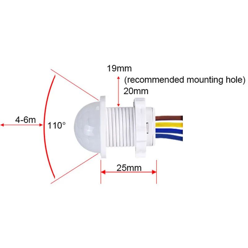 2PCS Smart PIR Sensor Detector - Pir Motion Sensor review and price