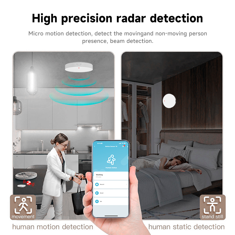 Tuya Zigbee 3.0 24GHz MmWave H - Pir Motion Sensor review and price