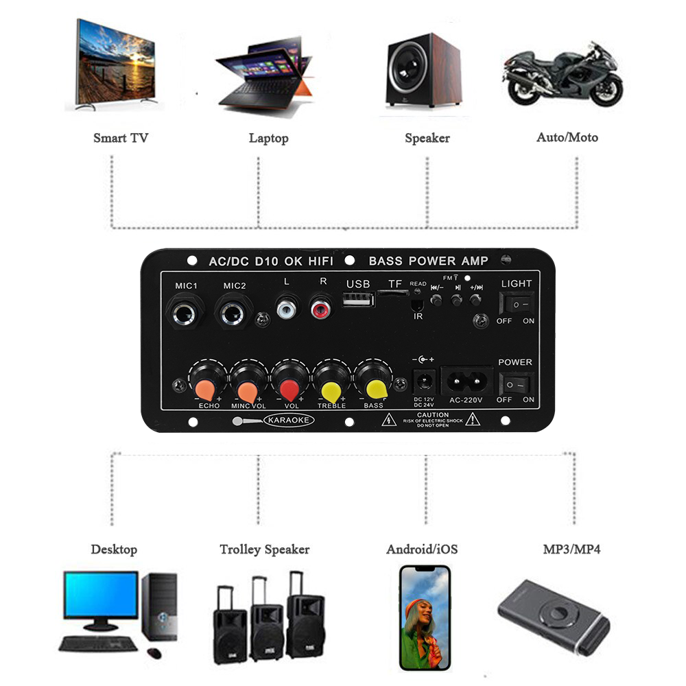 D10 Digital Bluetooth Amplifie - Microphone Module review and price