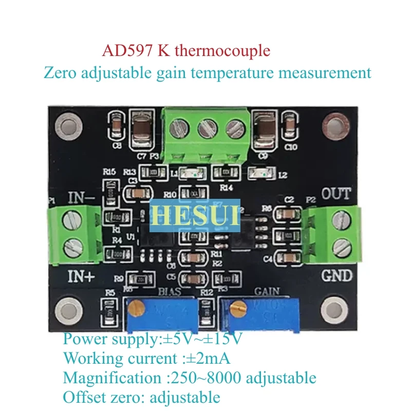 K-type thermocouple amplifier  - Thermocouple Module K Type review and price
